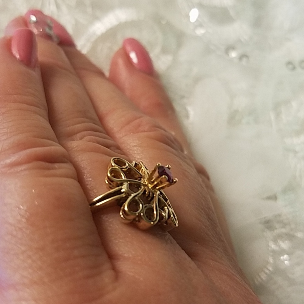 Sterling Silver Ruby Ring - image 5